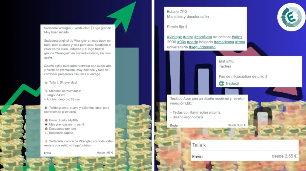 Ejemplo de anuncio optimizado para vender en Vinted y Wallapop rápido.